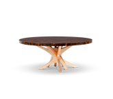 Patch Marquetry Round Dining Table