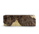 Lapiaz Karst Stone Marble Executive Desk