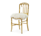Emporium Fur Surrealist Gold Plated Chair