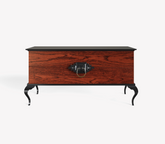 Guggenheim Mid-Century Wood Veneer Nightstand