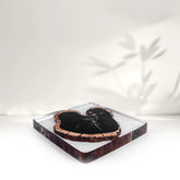 Ebony Wood Acrylic Tray