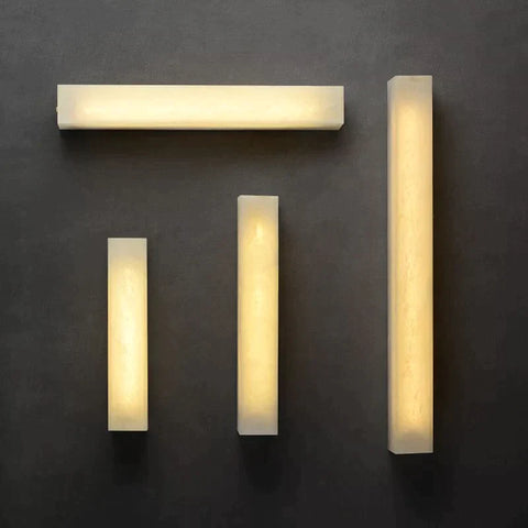 Housegent Toby Alabaster Wall Sconce, Indoor Wall Lamp