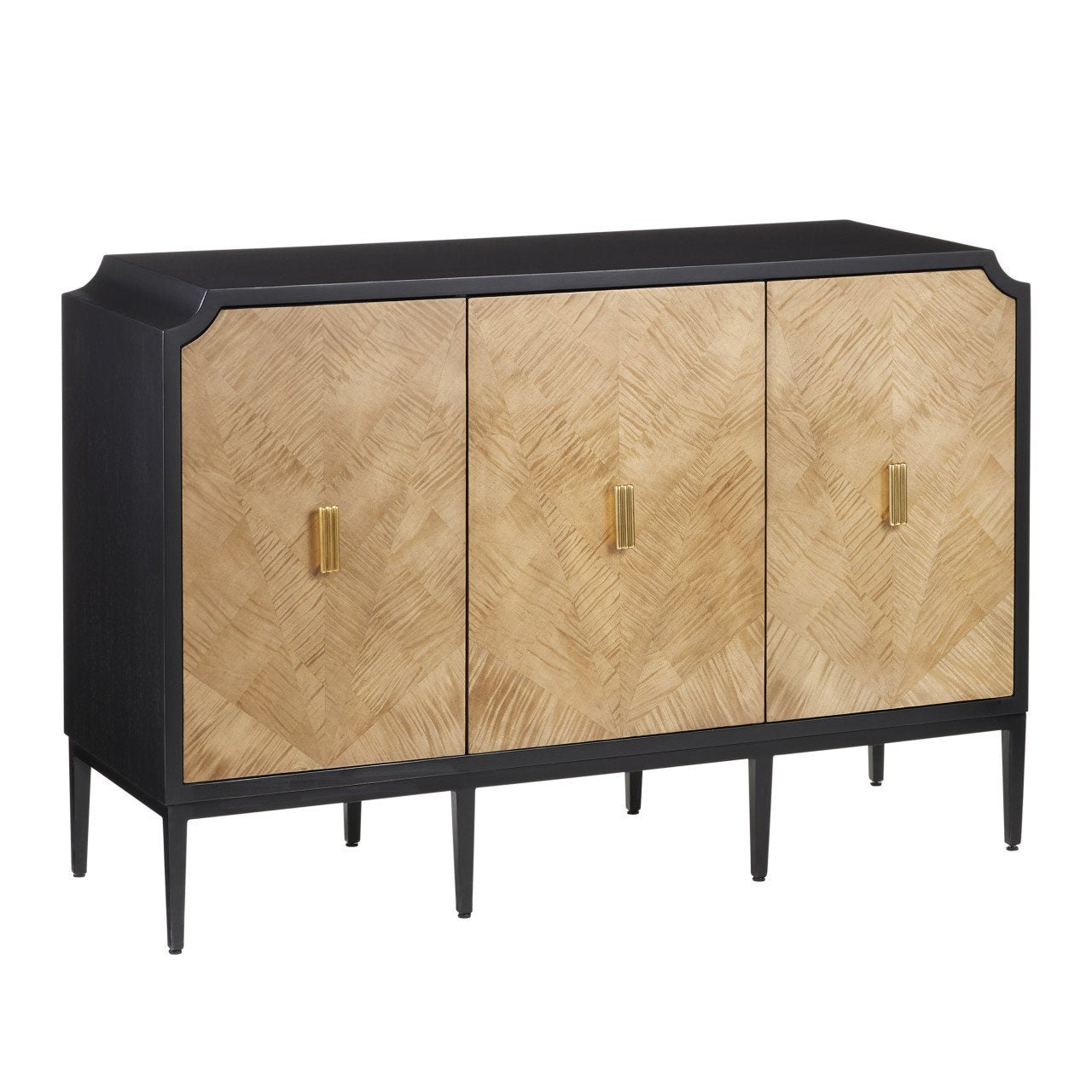 Kasta Wood & Brass Cabinet