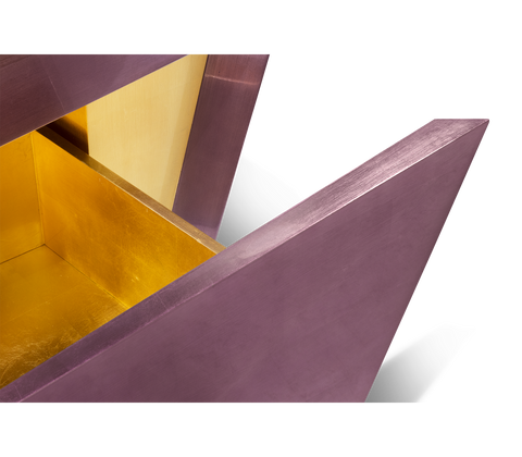 Diamond-Inspired Sideboard Cabinet