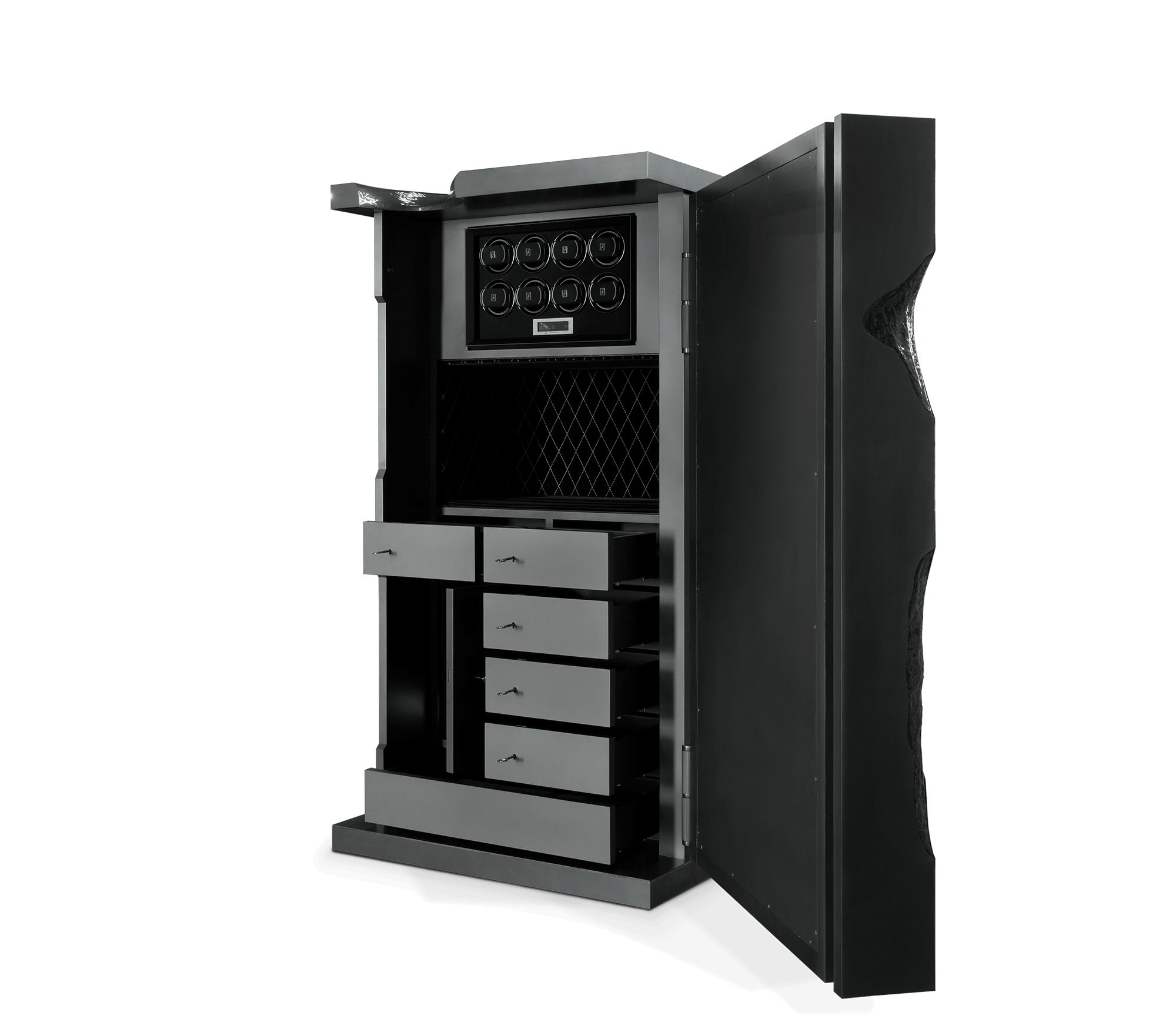 Collectible Vault Safe with Gold-Plated Finish and Secret