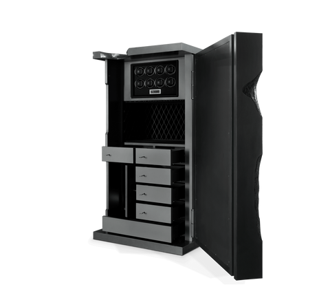 Collectible Vault Safe with Gold-Plated Finish and Secret