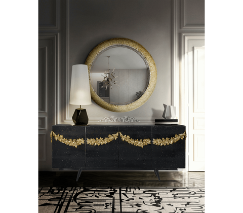 Black Sideboard Buffet Cabinet