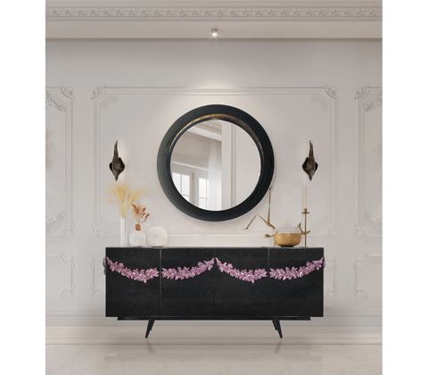 Black Sideboard Buffet Cabinet