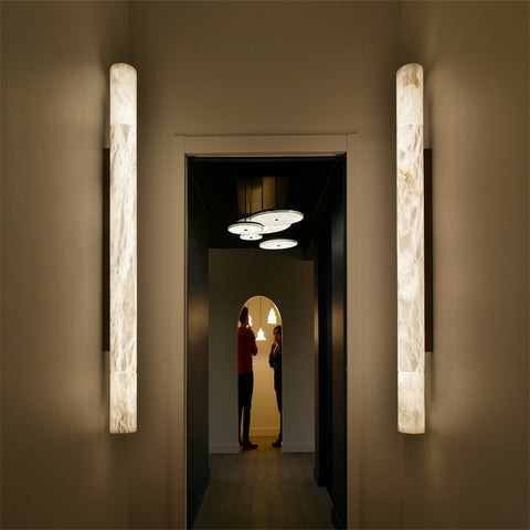 Housegent Avis Modern Alabaster Wall Sconce