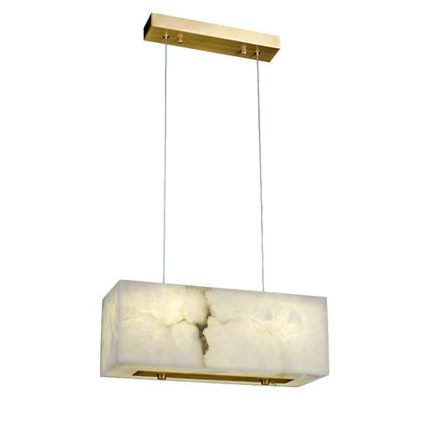 Housegent Alabaster Cuboid Dining Room Chandelier,Dining Room Chandelie