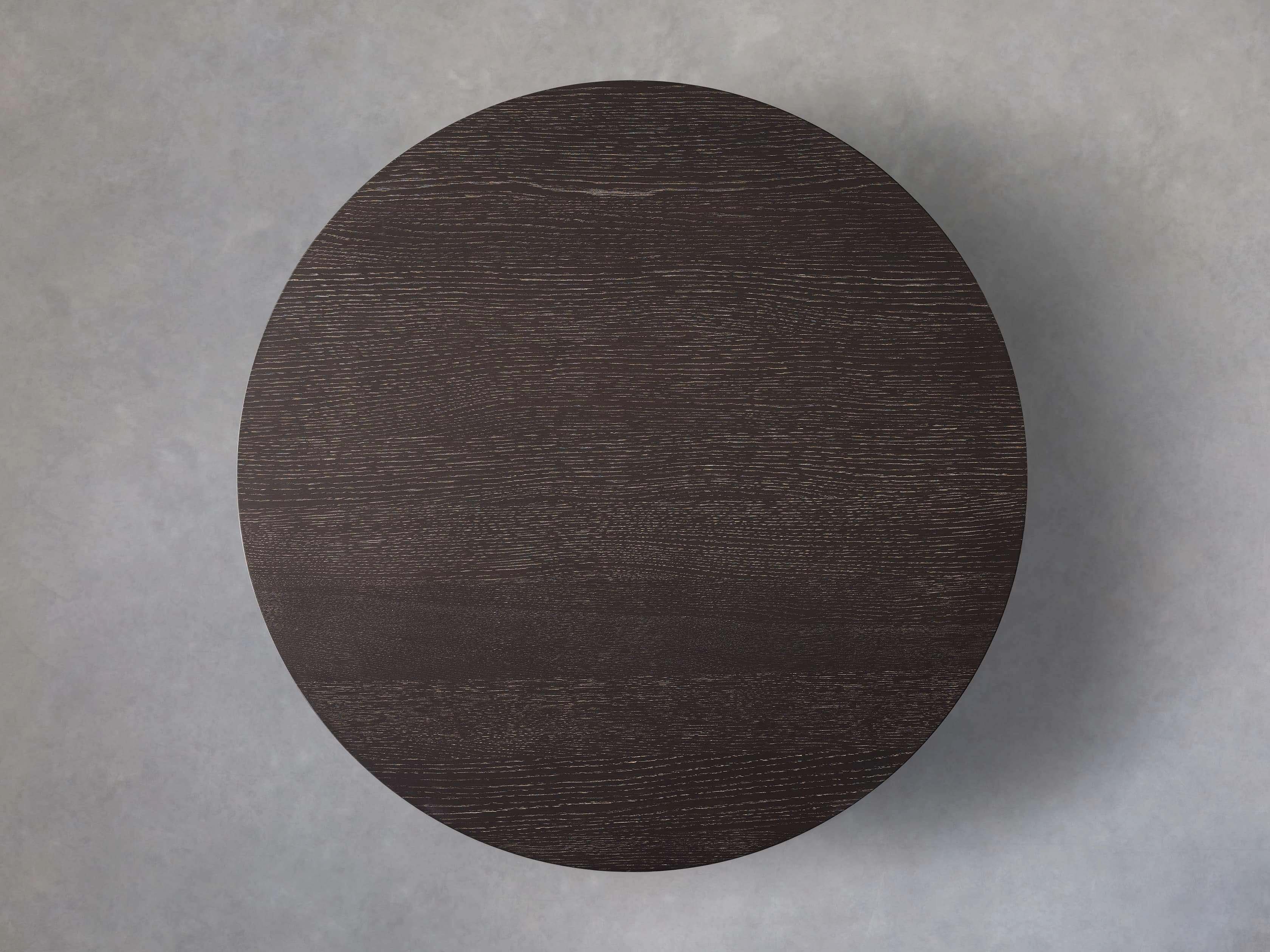Sullivan Wood Round Coffee Table Oak Sofa Center Tea Table