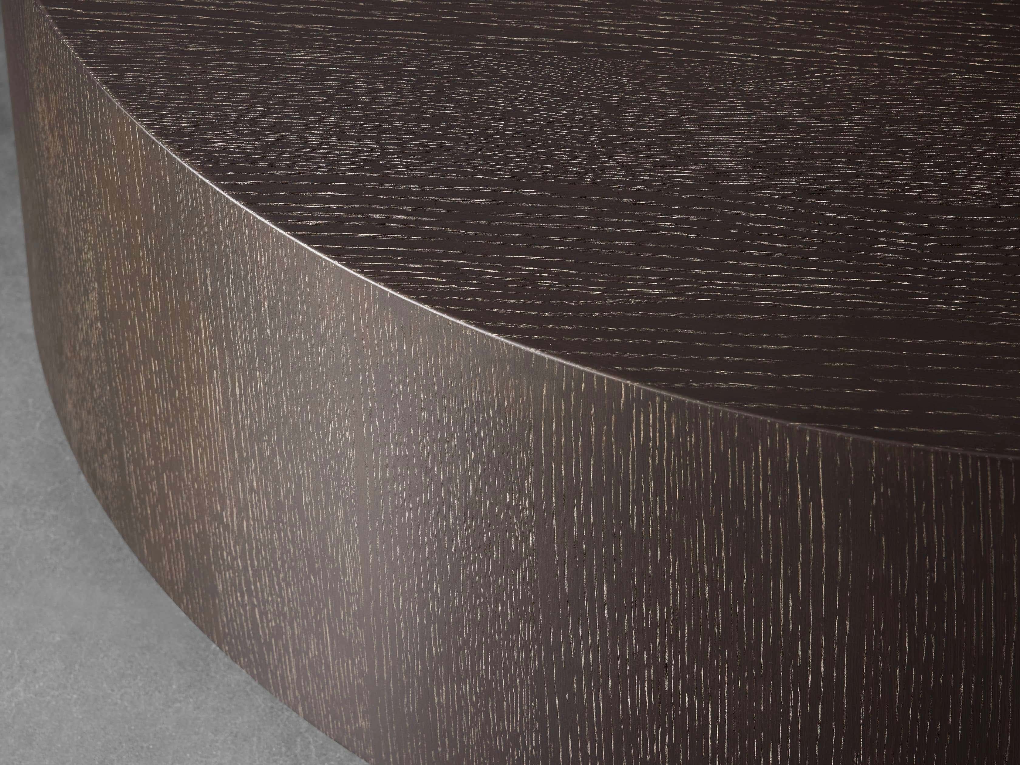 Sullivan Wood Round Coffee Table Oak Sofa Center Tea Table