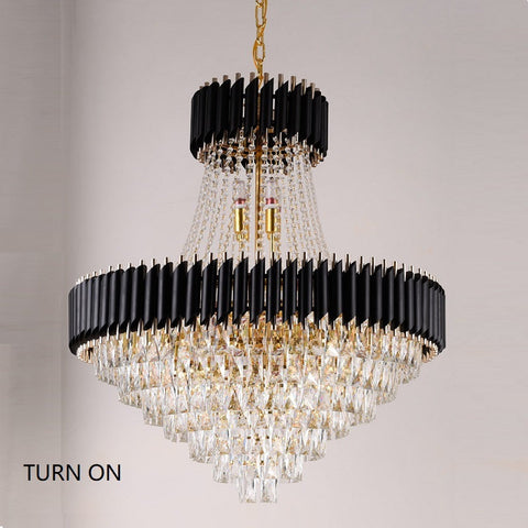 Housegent Bobon Crystal Modern Luxury Crystal Multilayer Chandelier