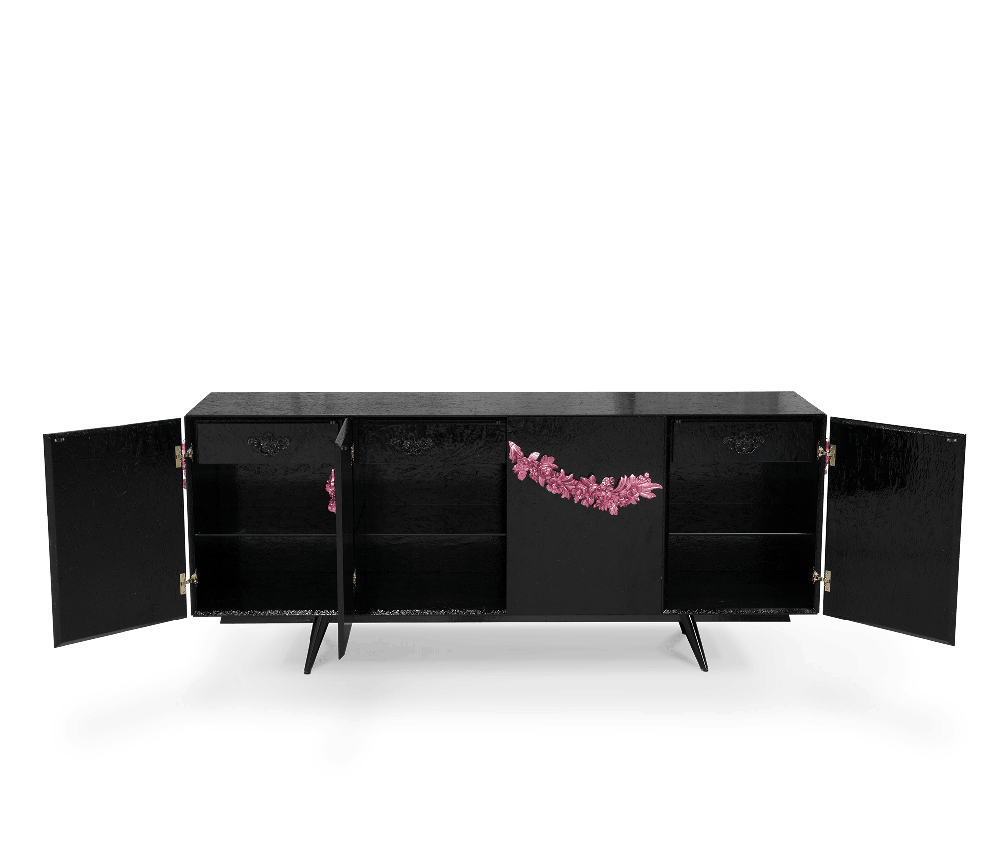 Black Sideboard Buffet Cabinet