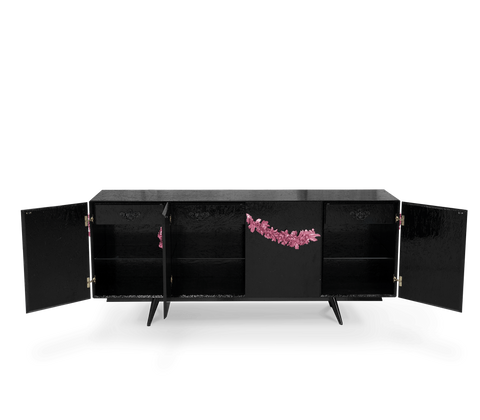 Black Sideboard Buffet Cabinet