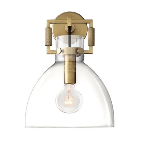 Zephyral Glass Cloche Sconce