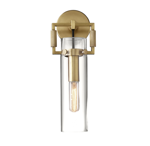 Zephyral Glass Cylinder Sconce