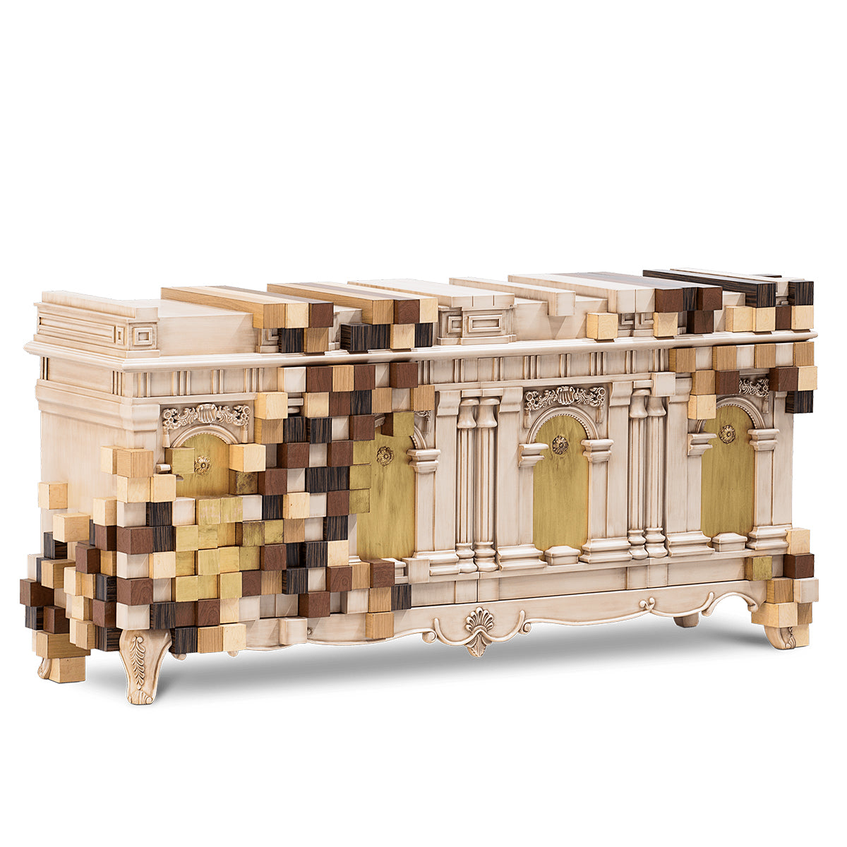 Mirrored Sideboard Buffet Cabinet