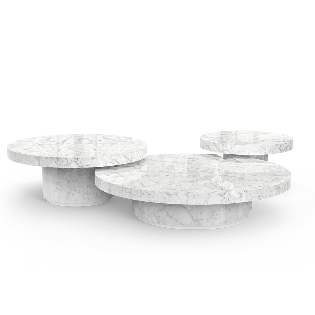 Brass Glass Gold Sculptural Form Coffee Table