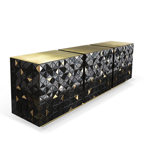 Anodized Metal Sideboard Cabinet
