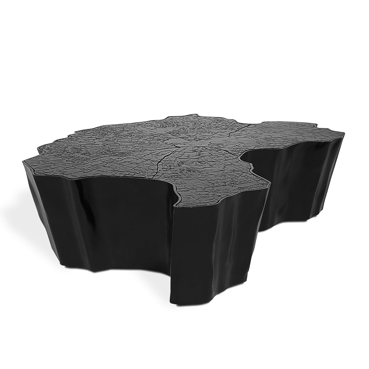 Brass Sculptural Form Coffee Table