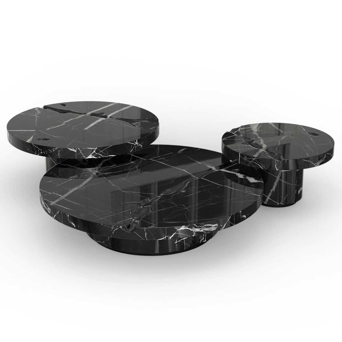 Brass Glass Gold Sculptural Form Coffee Table