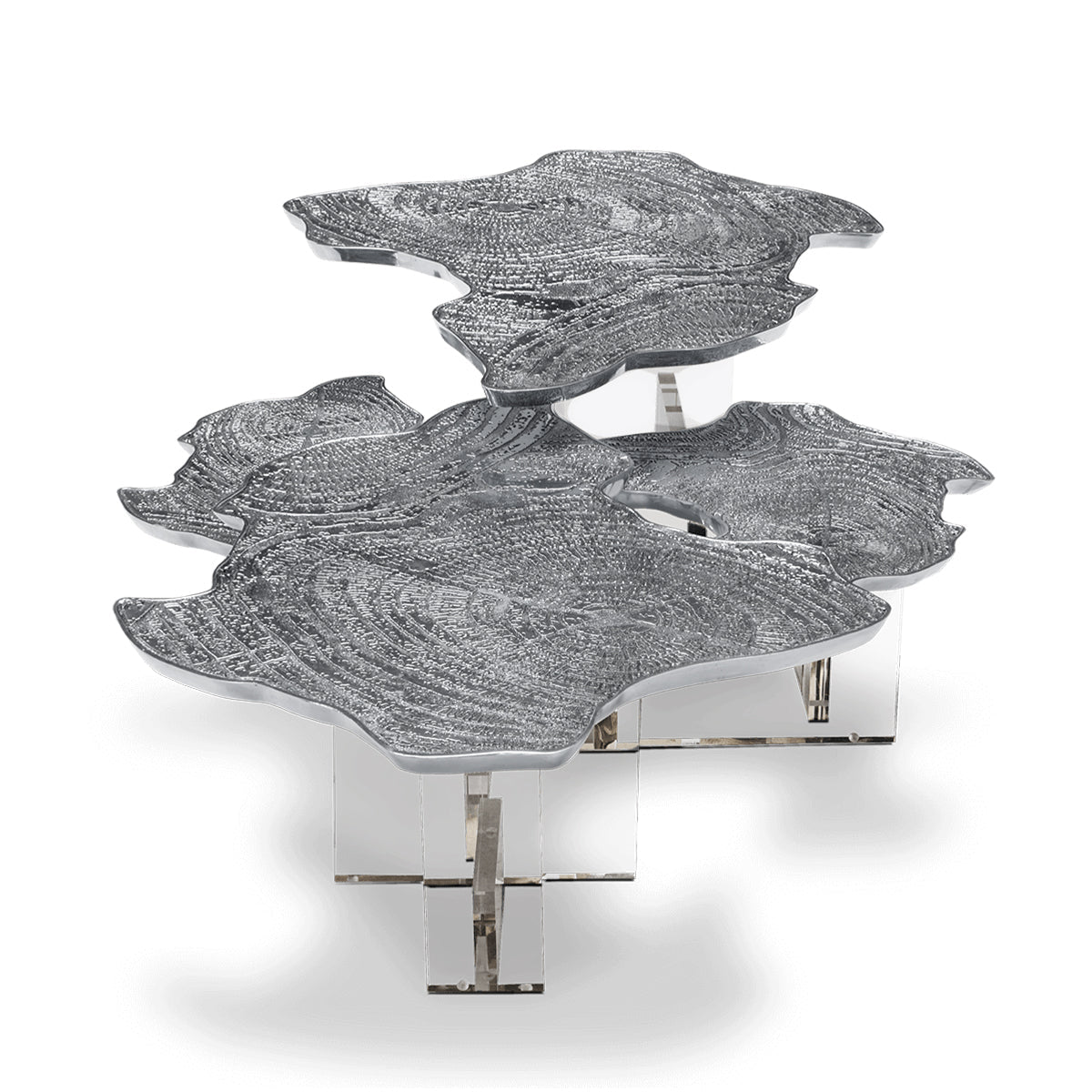 Brass Sculptural Form Coffee Table