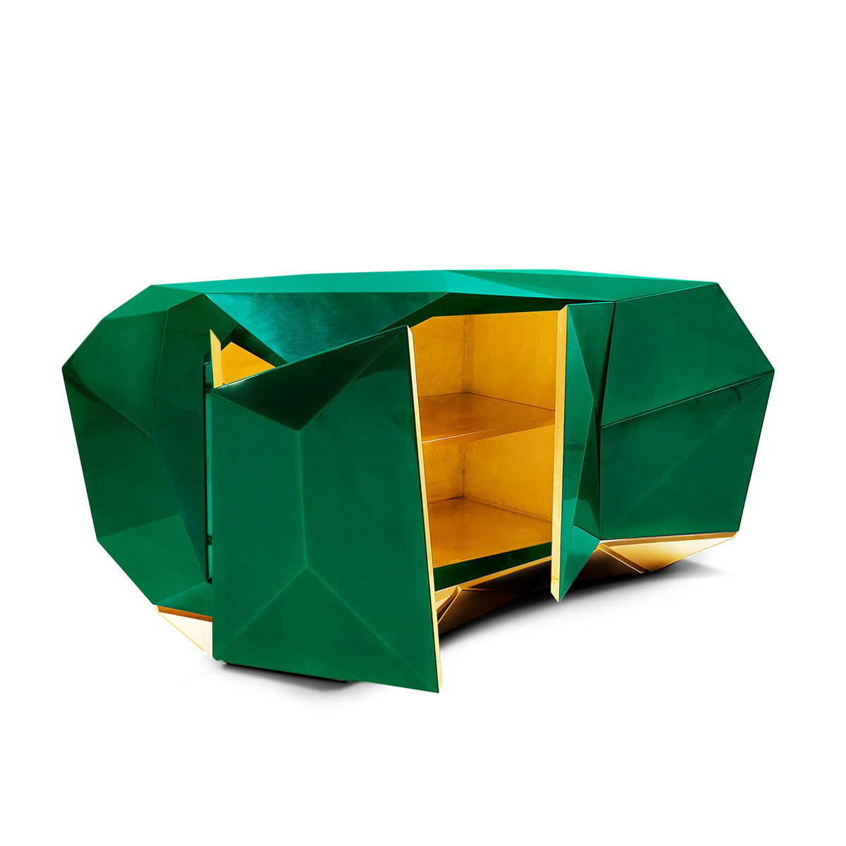 Emerald Green Sideboard Cabinet
