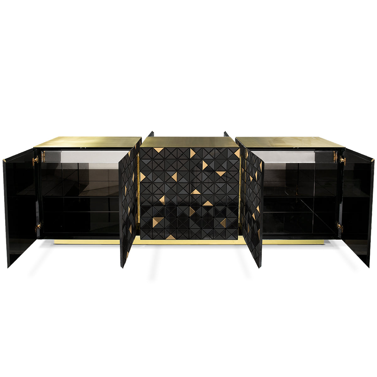 Anodized Metal Sideboard Cabinet