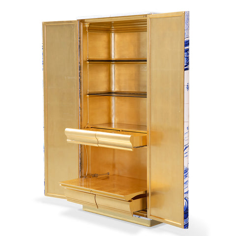 Glass Display Cabinet for Living Room