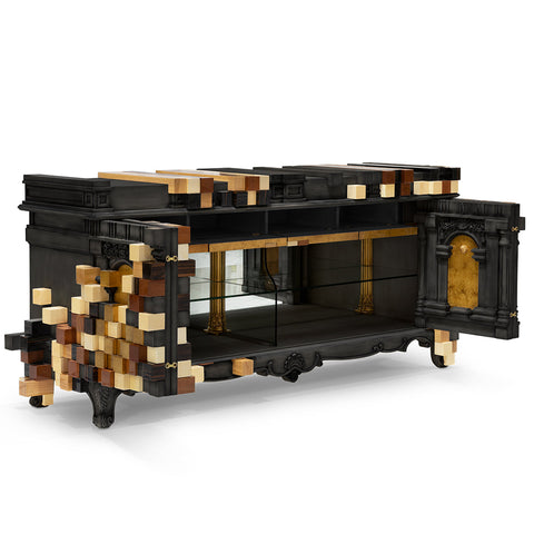 Mirrored Sideboard Buffet Cabinet