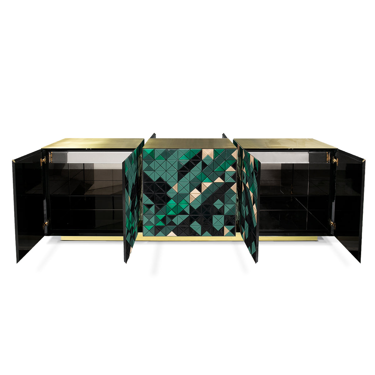 Anodized Metal Sideboard Cabinet