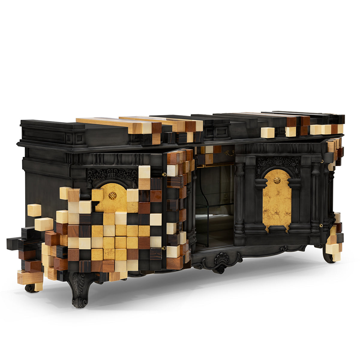 Mirrored Sideboard Buffet Cabinet