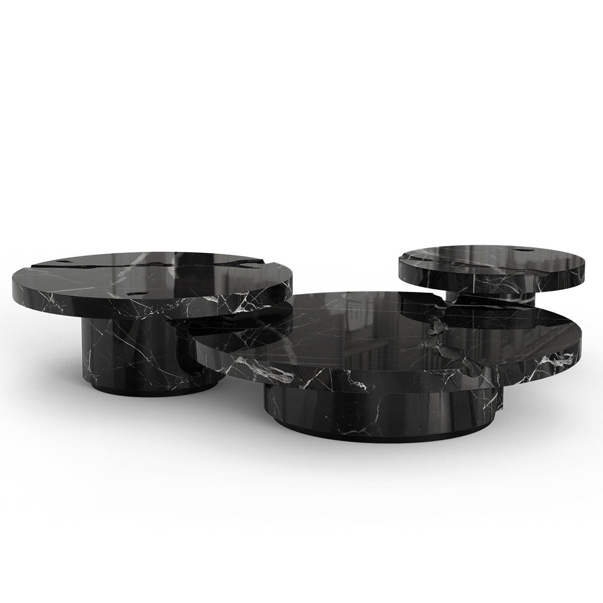 Brass Glass Gold Sculptural Form Coffee Table