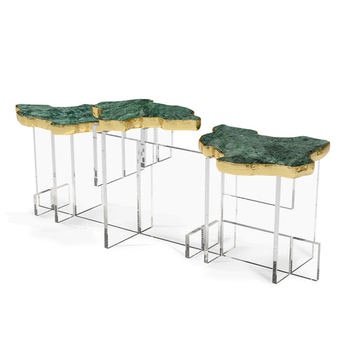 Brass Sculptural Form Coffee Table
