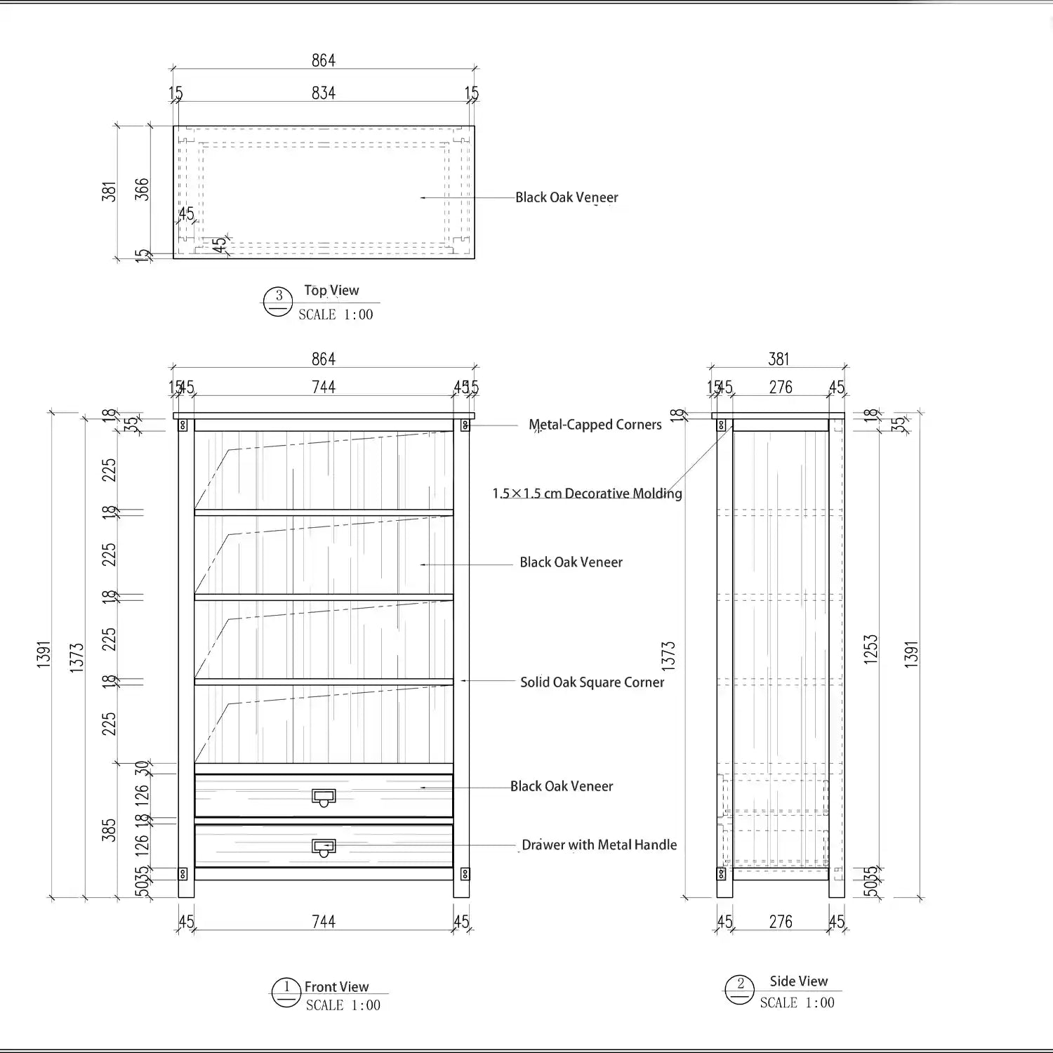 Telegraph Bookcase
