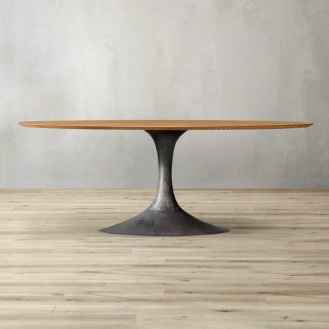 Aero Wood Oval Dining Table