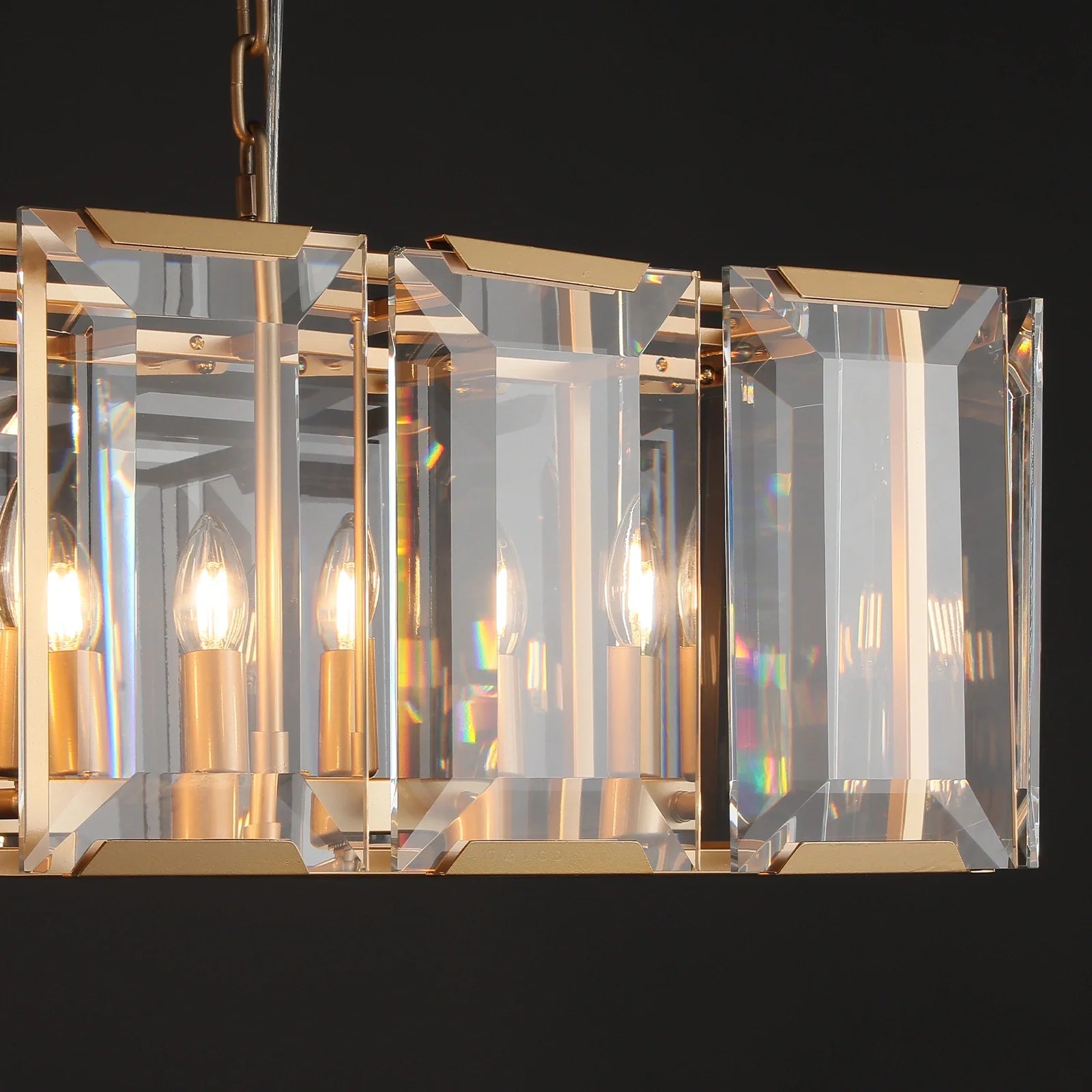 Carlow Crystal Rectangular Chandelie