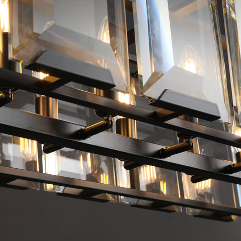 Carlow Crystal Rectangular Chandelie