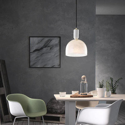 Housegent Modern Luxury Alabaster Pendant Light