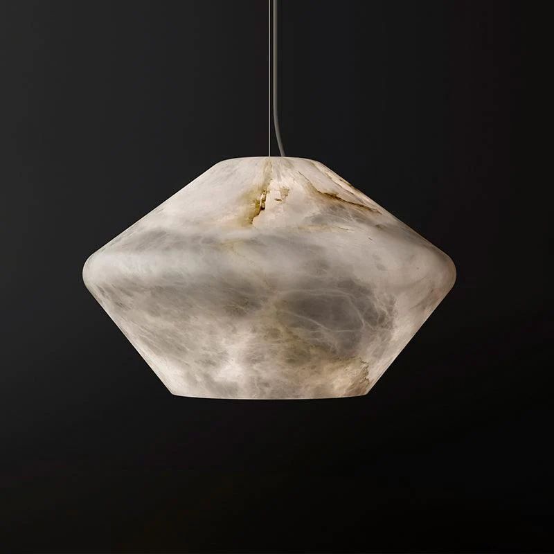 Housegent Finlay Alabaster Pendant Light, Kitchen Island Pendant Light