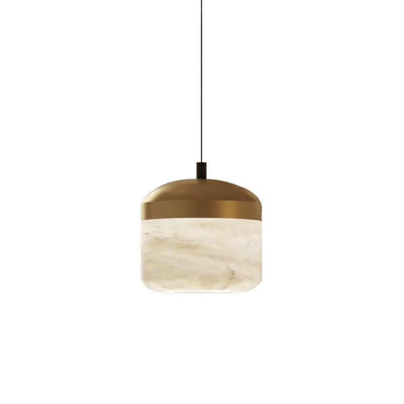 Housegent Queena Modern Alabaster Pendant, Kitchen Island Pendant Light