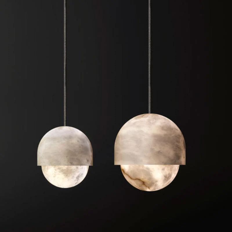 Housegent Ronan Modern Alabaster Mini Island Pendant Light