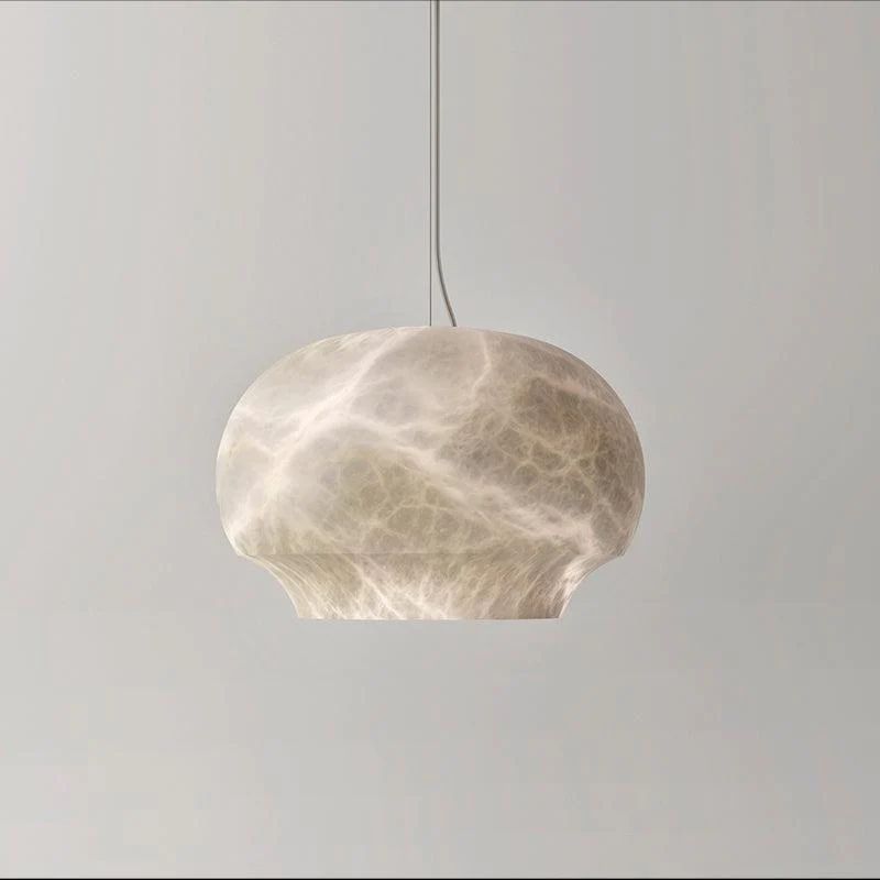 Housegent Eamon Alabaster Pendant Light, Modern Kitchen Lighting