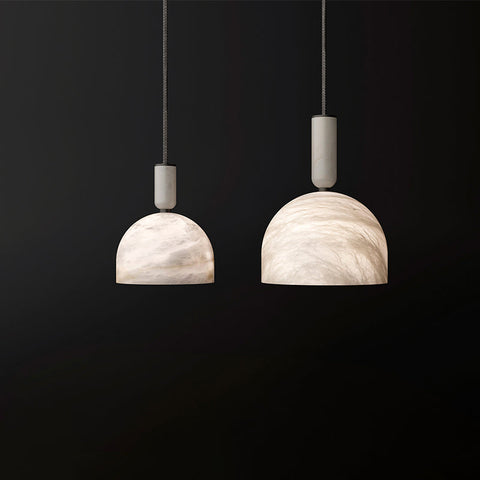 Housegent Enid Alabaster Bedside Pendant Light, Kitchen Pendant Lamp