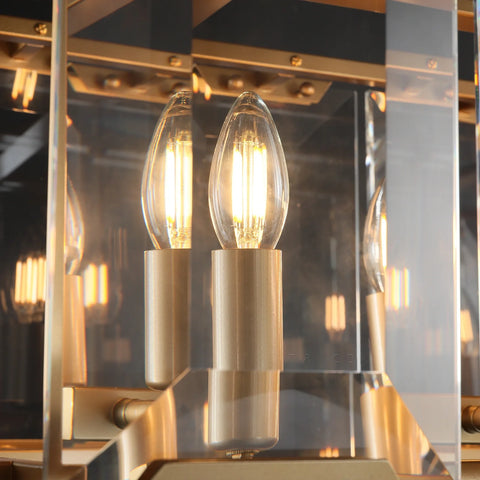 Carlow Crystal Rectangular Chandelie