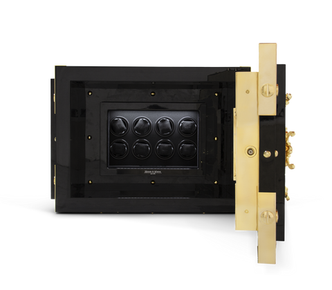 Knox Watch Winder Safe with Fort Knox-Inspired Armor Design