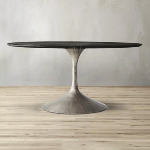 Aero Wood Round Dining Table