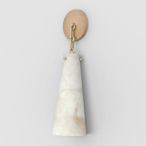 Contemporary Lucca Alabaster Wall Sconce For Kitchen Island, Bedroom