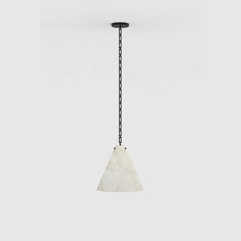 Contemporary Lucca Large Alabaster Pendant Light For Kitchen Island, Living Room